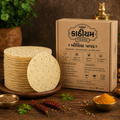 Kathiyum Foods Handmade Chokha Jeera Khichiya Papad | Rice Jeera Papad